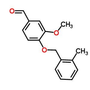 3-Methoxy-4-[(2-methylbenzyl)oxy]benzaldehyde Structure,361465-12-5Structure