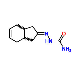 Hydrazinecarboxamide,2-(1,3,3a,4,7,7a-hexahydro-2h-inden-2-ylidene)-, cis-(9ci) Structure,36237-86-2Structure