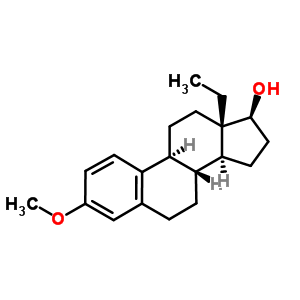 (8R,9S,13S,14S,17S)-13-Ethyl-3-Methoxy-6,7,8,9,11,12,14,15,16,17-Decahydrocyclopenta[a]Phenanthren-17-Ol Structure,3625-82-9Structure