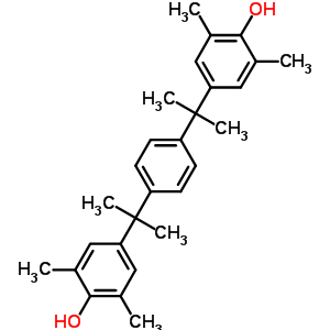 Alpha,alpha’-bis(4-hydroxy-3,5-dimethylphenyl)-1,4-diisopropylbenzene Structure,36395-57-0Structure