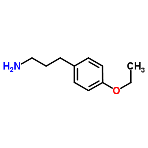 3-(4-乙氧基苯)-1-丙胺結(jié)構(gòu)式_36397-24-7結(jié)構(gòu)式