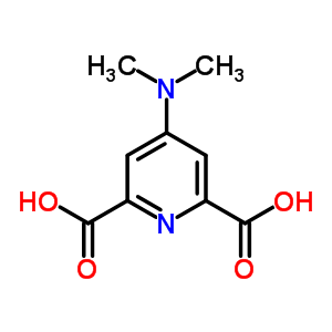 4-Dimethylaminopyridine-2,6-dicarboxylic acid Structure,3648-29-1Structure