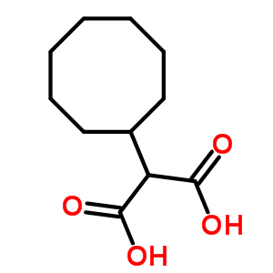 Propanedioic acid,2-cyclooctyl- Structure,3667-53-6Structure