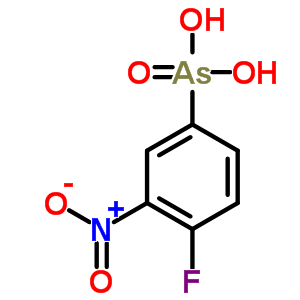 Arsonic acid,as-(4-fluoro-3-nitrophenyl)- Structure,367-85-1Structure