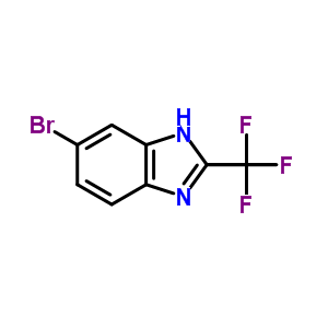 5-Bromo-2-(trifluoromethyl)-1H-benzimidazole Structure,3671-60-1Structure