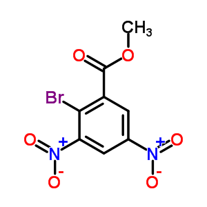 2-Bromo-3,5-dinitro-benzoic acid methyl ester Structure,36749-41-4Structure