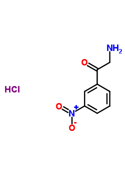 3-Nitrophenacylamine hydrochloride Structure,36765-84-1Structure