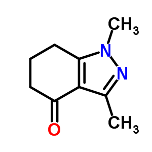 1,5,6,7-Tetrahydro-1,3-dimethyl-4h-indazol-4-one Structure,36767-45-0Structure