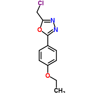 2-(Chloromethyl)-5-(4-ethoxyphenyl)-1,3,4-oxadiazole Structure,36770-19-1Structure