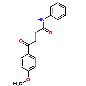 4-(4-Methoxyphenyl)-4-oxo-n-phenyl-butanamide Structure,36776-11-1Structure