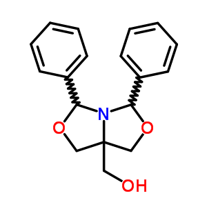 1H,3h,5h-oxazolo(3,4-c)oxazole,3,5-diphenyl-7a-hydroxymethyl- Structure,36778-78-6Structure