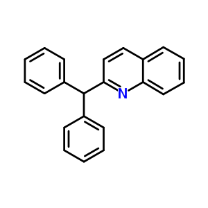 2-(二苯基甲基)-喹啉結(jié)構(gòu)式_3678-74-8結(jié)構(gòu)式