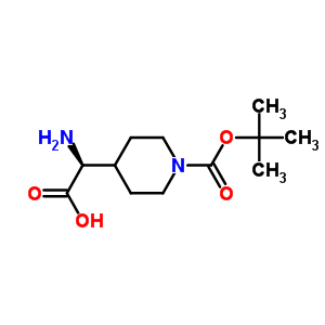 (S)-1-boc-4-(氨基羧基甲基)哌啶結(jié)構(gòu)式_368866-11-9結(jié)構(gòu)式