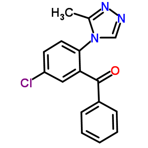 5-Chloro-2-(3-methyl-4h-1,2,4-triazol-4-yl)benzophenone Structure,36916-19-5Structure