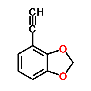 4-乙炔基-1,3-苯并二氧戊環(huán)結(jié)構(gòu)式_369363-94-0結(jié)構(gòu)式