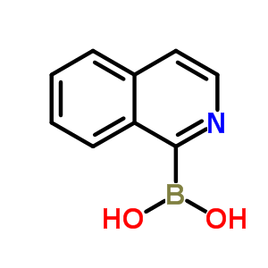 1-異喹啉硼酸結(jié)構(gòu)式_3696-36-4結(jié)構(gòu)式