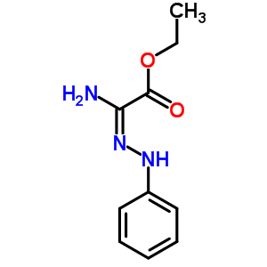 Ethyl 2-amino-2-(2-phenylhydrazono)acetate Structure,36999-43-6Structure