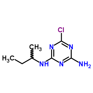 Sebuthylazine-desethyl Structure,37019-18-4Structure