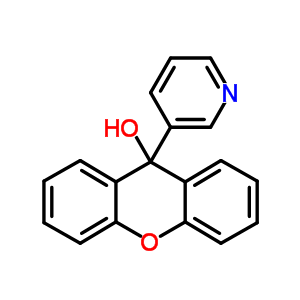 9-Pyridin-3-ylxanthen-9-ol Structure,3704-83-4Structure