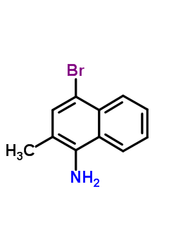 4-Bromo-2-methyl-1-naphthalenamine Structure,37113-08-9Structure