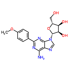 Adenosine,2-(4-methoxyphenyl)-(9ci) Structure,37151-17-0Structure