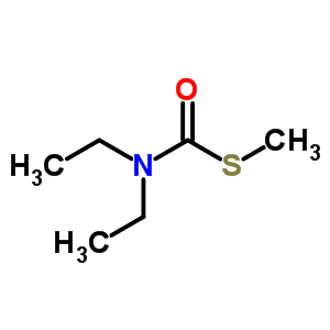 S-N,N-二乙基硫代氨基甲酸甲酯結構式_37174-63-3結構式