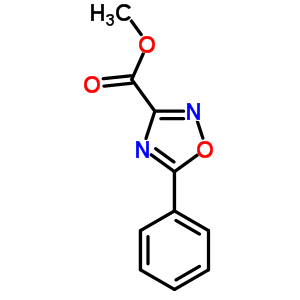 Methyl 5-phenyl-1,2,4-oxadiazole-3-carboxylate Structure,37384-61-5Structure