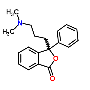 3-[3-(Dimethylamino)propyl ]-3-phenyl-1(3h)-isobenzofuranone Structure,37401-68-6Structure