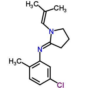 N-(5-chloro-2-methylphenyl)-1-(2-methylprop-1-enyl)pyrrolidin-2-imine Structure,37420-69-2Structure