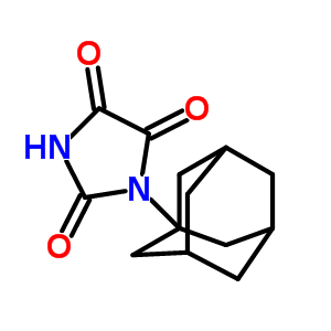 1-(1-Adamantyl)imidazolidine-2,4,5-trione Structure,37428-73-2Structure