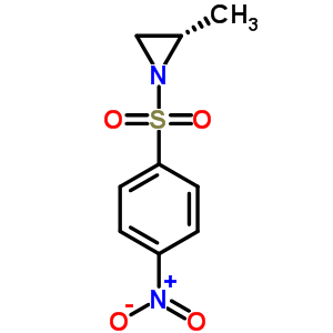 (S)-2-甲基-1-(4-硝基苯磺酰基)氮丙啶結(jié)構(gòu)式_374783-78-5結(jié)構(gòu)式