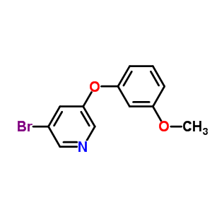 3-Bromo-5-(3-methoxyphenoxy)pyridine Structure,374935-00-9Structure