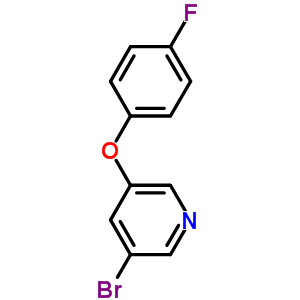 3-Bromo-5-(4-fluorophenoxy)pyridine Structure,374935-03-2Structure