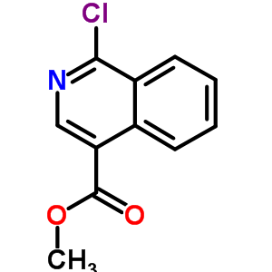 Methyl 1-chloro-4-isoquinolinecarboxylate Structure,37497-86-2Structure