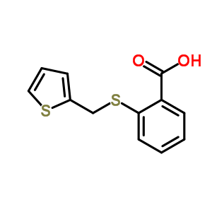 2-[(Thien-2-ylmethyl)thio]benzoic acid Structure,3759-75-9Structure