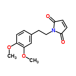 1-[2-(3,4-Dimethoxy-phenyl)-ethyl]-pyrrole-2,5-dione Structure,37597-19-6Structure