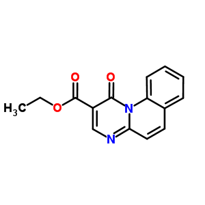 1H-pyrimido[1,2-a]quinoline-2-carboxylic acid, 1-oxo-, ethyl ester Structure,37611-65-7Structure