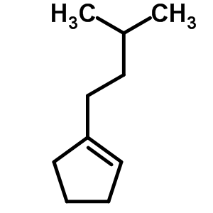 1-異戊基環(huán)戊烯結(jié)構(gòu)式_37689-15-9結(jié)構(gòu)式