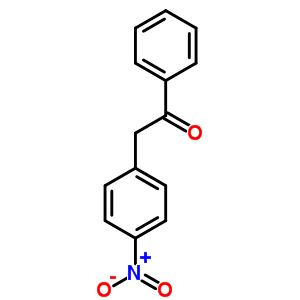 2-(4-硝基苯基)-1-苯基-乙酮結(jié)構(gòu)式_3769-82-2結(jié)構(gòu)式