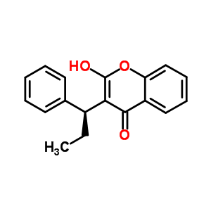 2-Hydroxy-3-[(1S)-1-Phenylpropyl]Chromen-4-One Structure,3770-63-6Structure