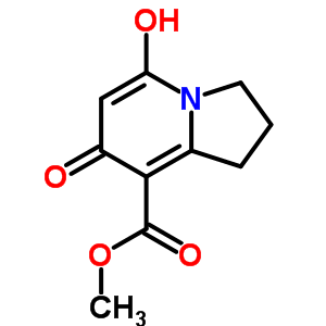 Methyl 7-hydroxy-5-oxo-1,2,3,5-tetrahydroindolizine-8-carboxylate Structure,37704-45-3Structure