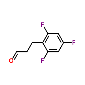 3-(2,4,6-三氟-苯基)-丙醛結(jié)構(gòu)式_377084-11-2結(jié)構(gòu)式