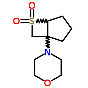 4-(6,6-Dioxido-6-thiabicyclo[3.2.0]hept-1-yl)morpholine Structure,37741-52-9Structure