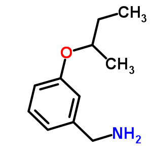 [3-(仲丁氧基)苯基]甲胺結構式_37806-41-0結構式