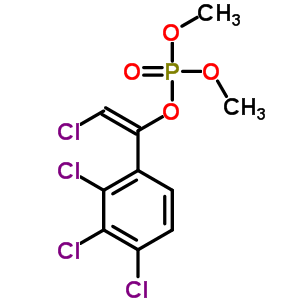 [(E)-2-chloro-1-(2,3,4-trichlorophenyl)ethenyl] dimethyl phosphate Structure,37913-85-2Structure