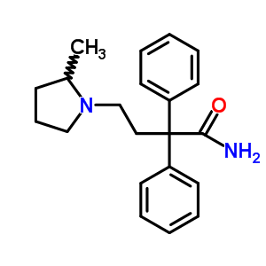 1-Pyrrolidinebutanamide,2-methyl-alpha,alpha-diphenyl- Structure,37918-25-5Structure