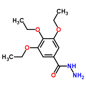 3,4,5-三乙氧基苯并肼結(jié)構(gòu)式_379254-36-1結(jié)構(gòu)式