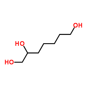 1,2,7-Heptanetriol Structure,37939-50-7Structure