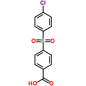 4-[(4-Chlorophenyl)sulfonyl]benzoic acid Structure,37940-65-1Structure