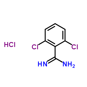 2,6-Dichloro-benzamidine hcl Structure,3797-84-0Structure